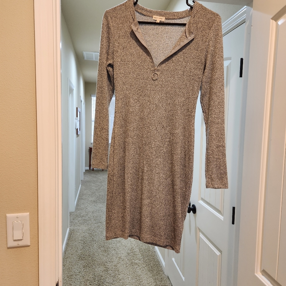 Gray Bodycon Dress